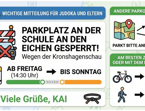 Informationen zur Parkplatzsituation vom 05. bis 07. Juni (Freitag bis Sonntag)